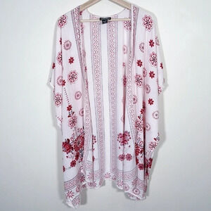 Angie Floral Pink Boho  Kimono